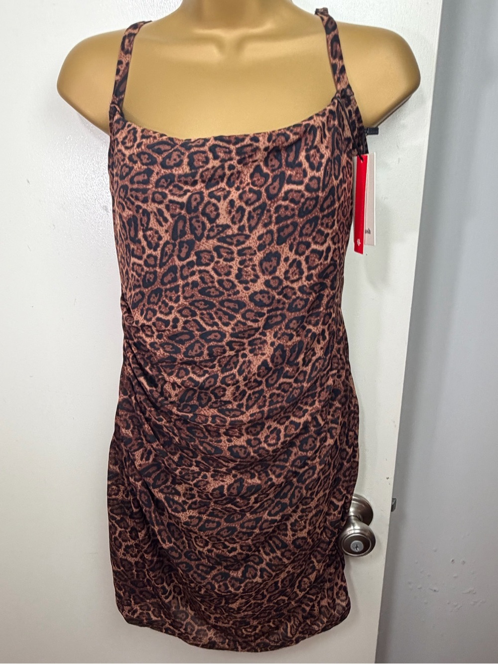 Popilush Bown Shapewear Mesh Tummy Control Adjustable Strap Slip Dress NWT Sz XL - Picture 5 of 16